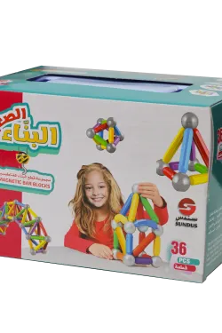 البناء الصغير (36 قطعة مجموعة قطع البناء المغناطيسية)