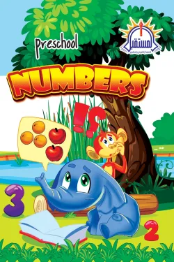 اكتب ولون مع الأرقام الإنجليزية (Preschool Numbers A4)