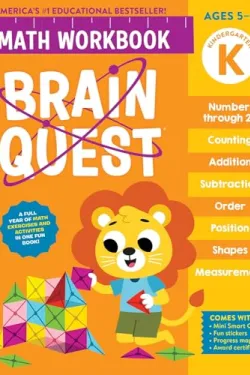 380262 Brain Quest Math Workbook-Kindergarten