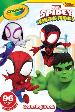 480022 coloring book spider - amazing friends